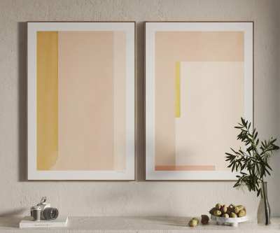 北欧装饰画3D模型下载